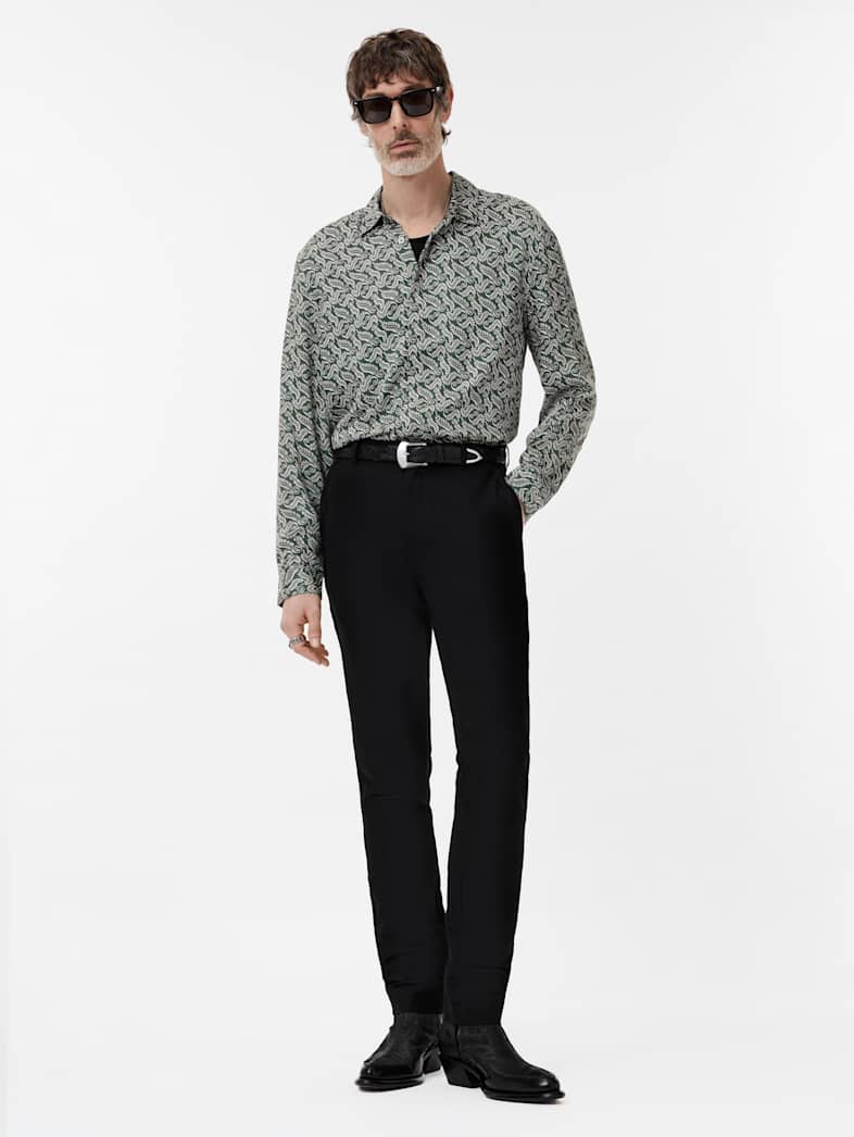 John Varvatos RODNEY SHIRT Clothing Tops Shirts RODNEY SHIRT MOSS