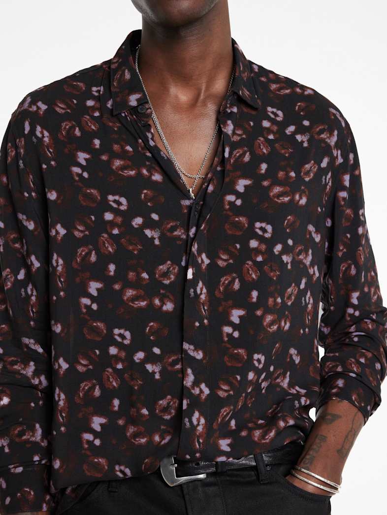 John Varvatos RODNEY SHIRT Outlet Outlet Tops RODNEY SHIRT CARBON