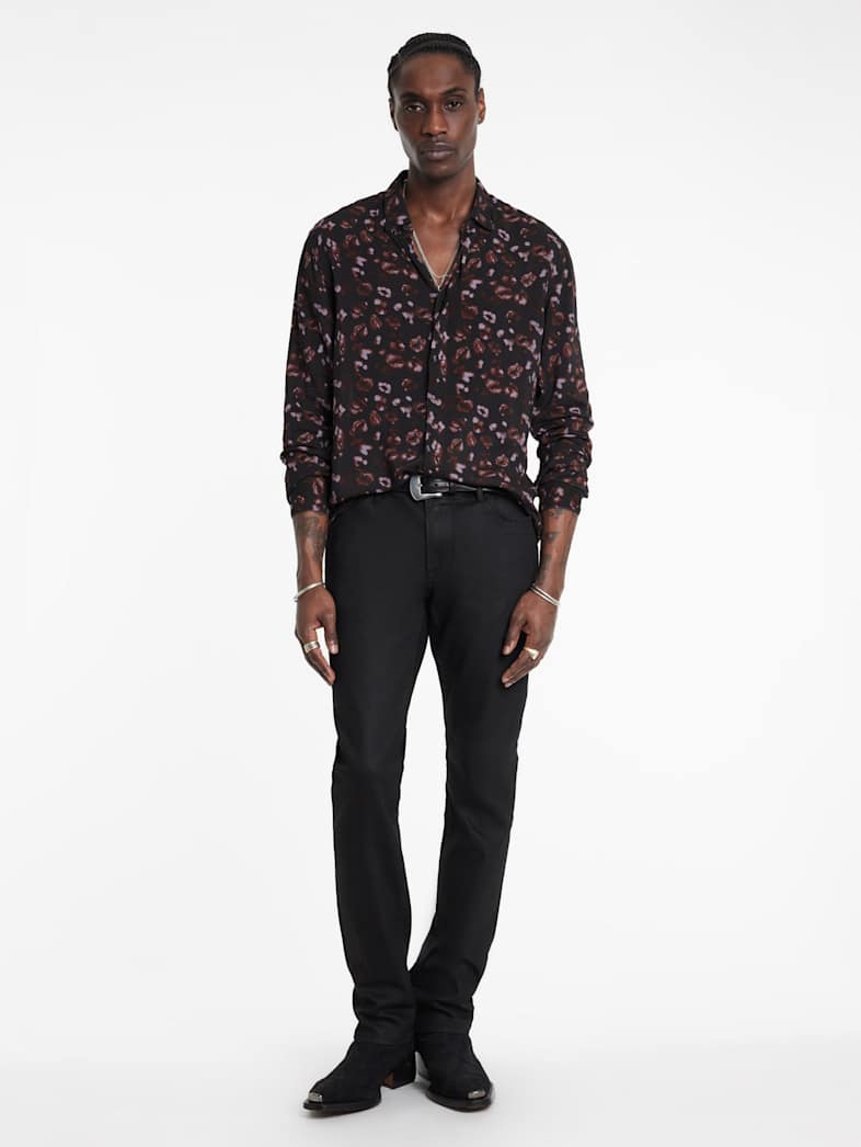 John Varvatos RODNEY SHIRT Outlet Outlet Tops RODNEY SHIRT CARBON