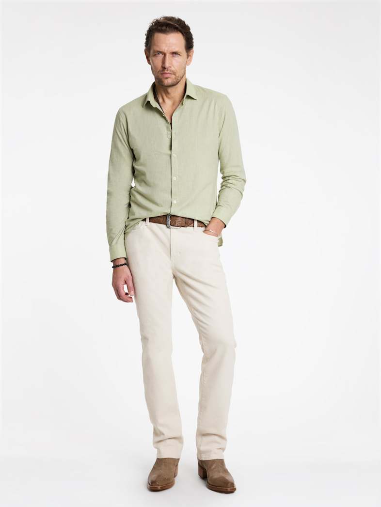 John Varvatos ROSEDALE SHIRT Outlet Outlet Tops ROSEDALE SHIRT EUCALPTUS