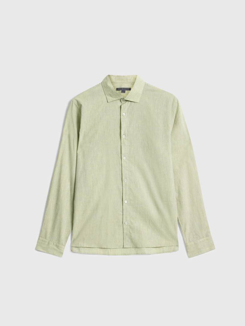 john varvatos ROSEDALE SHIRT Outlet Outlet Tops ROSEDALE SHIRT EUCALPTUS