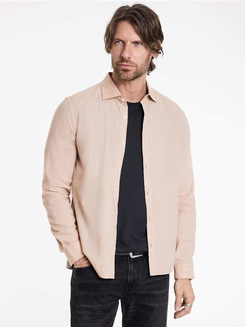 John Varvatos ROSEDALE SHIRT Outlet Outlet Tops ROSEDALE SHIRT MELON