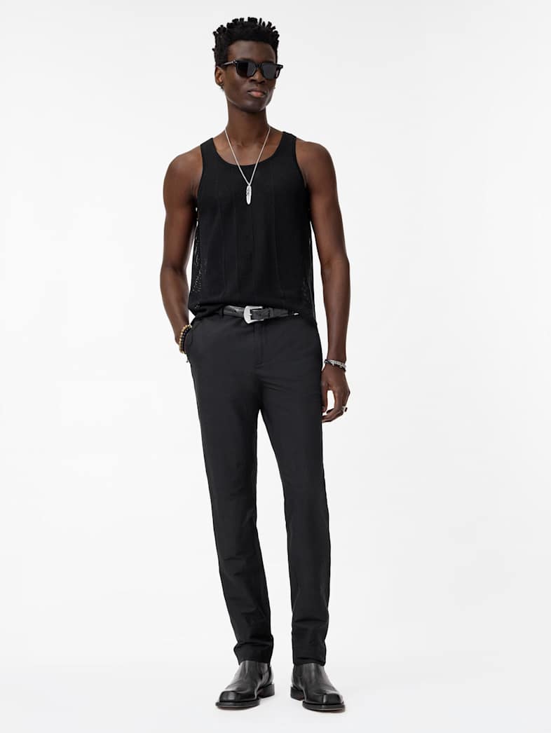 John Varvatos RUIZ TANK Clothing Tops Sweaters RUIZ TANK BLACK