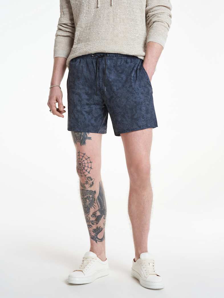 John Varvatos SAN BENITO SWIM SHORTS Outlet Outlet Jeans & Pants SAN BENITO SWIM SHORTS BLACK