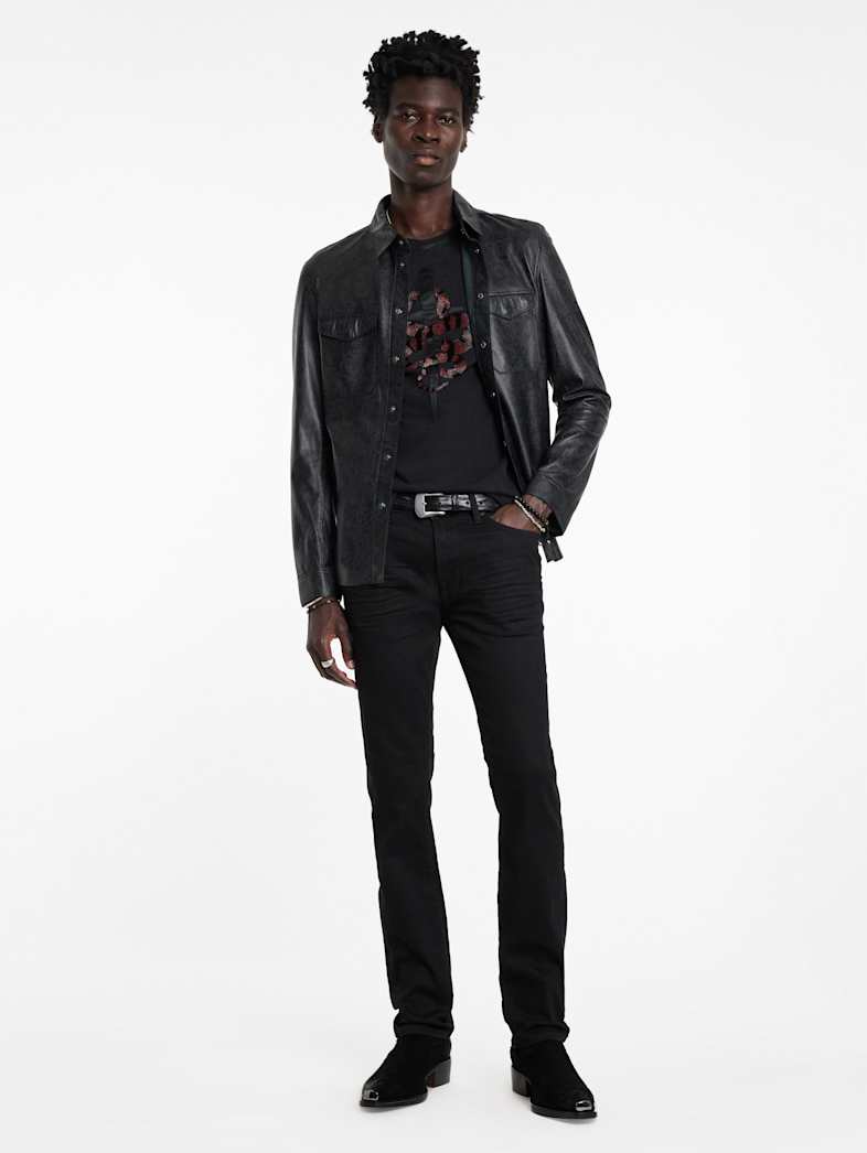 John Varvatos SNAKE AND DAGGER TEE Outlet SNAKE AND DAGGER TEE BLACK