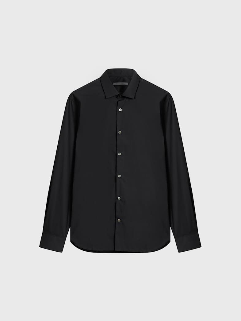 john varvatos STELLA DRESS SHIRT Clothing Tops Dress Shirts STELLA DRESS SHIRT BLACK