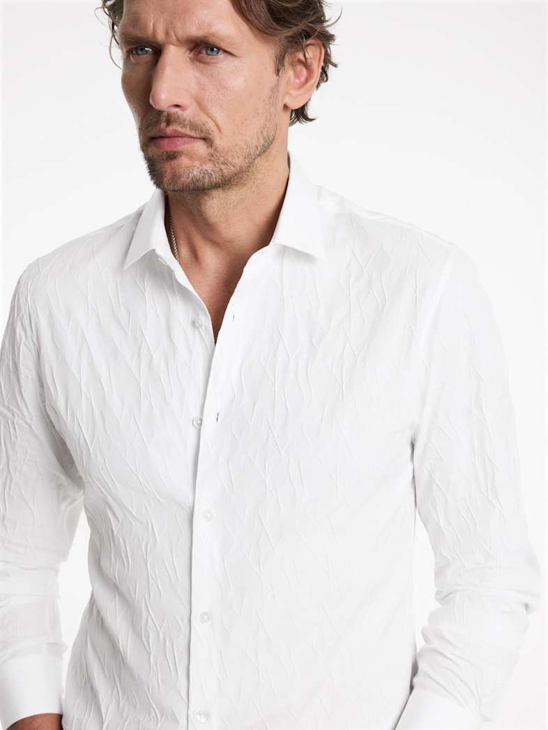 John Varvatos STELLA DRESS SHIRT Outlet Outlet Tops STELLA DRESS SHIRT WHITE