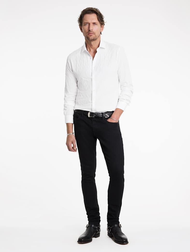 John Varvatos STELLA DRESS SHIRT Outlet Outlet Tops STELLA DRESS SHIRT WHITE