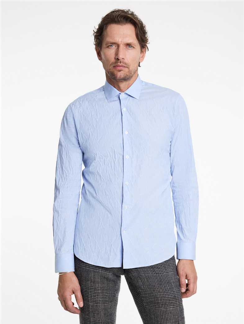 John Varvatos STELLA DRESS SHIRT Outlet Outlet Tops STELLA DRESS SHIRT RIVER BLUE