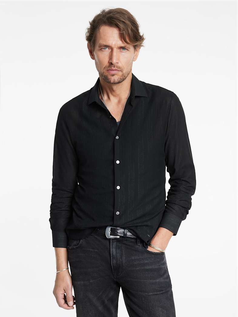 John Varvatos STELLA DRESS SHIRT Outlet STELLA DRESS SHIRT BLACK