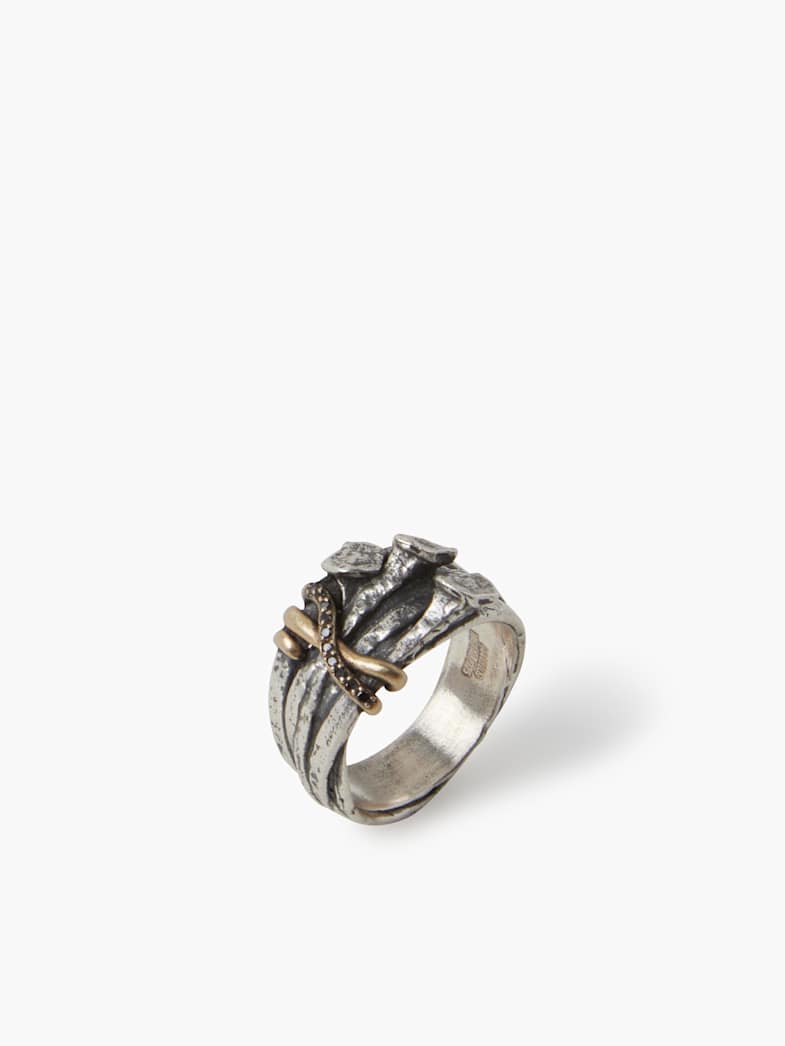 john varvatos STERLING SILVER NAILS RING Accessories All Accessories Jewelry STERLING SILVER NAILS RING NO COLOR