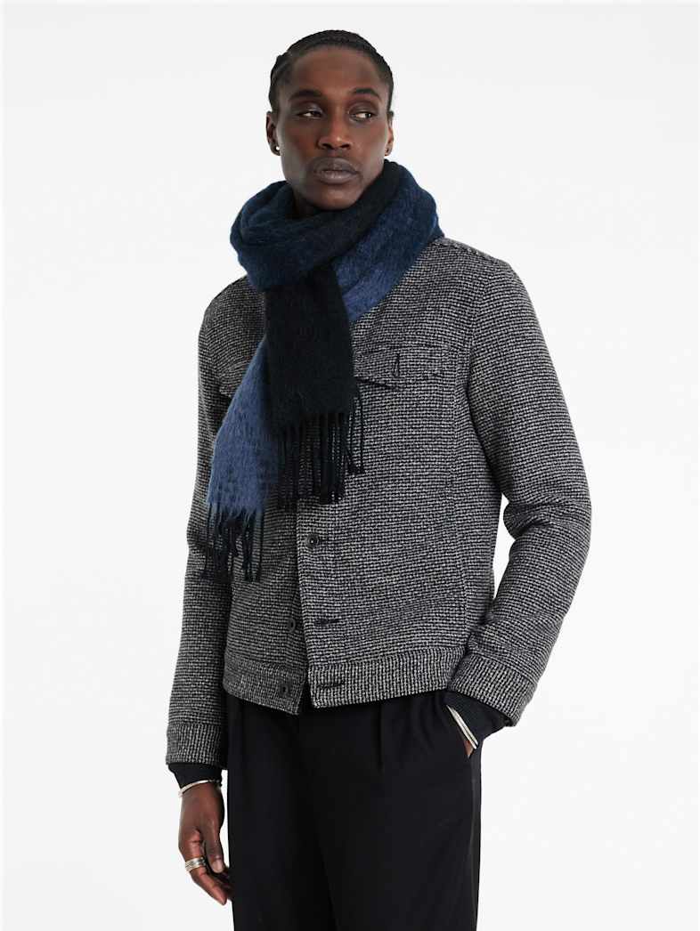 John Varvatos TAPE YARN SCARF Outlet Outlet Shoes & Accessories TAPE YARN SCARF INK