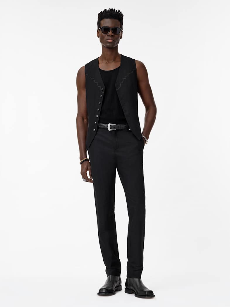 John Varvatos THEODORE VEST Clothing Featured Suiting THEODORE VEST BLACK