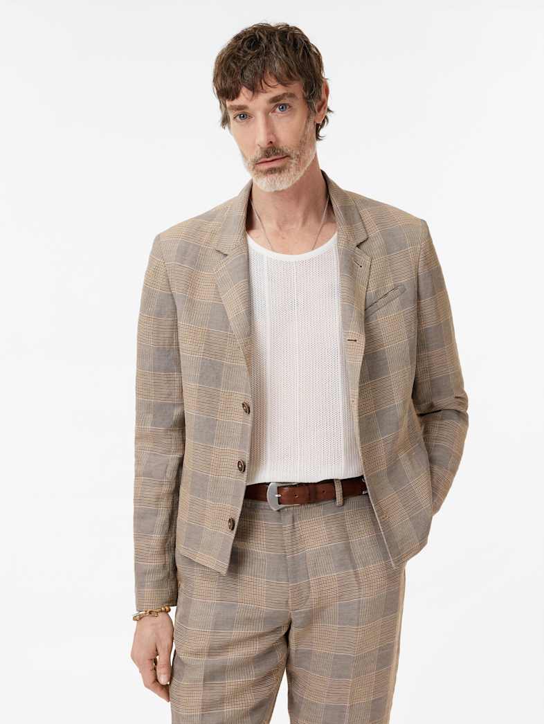 John Varvatos TORINO JACKET Clothing Tops Coats And Jackets TORINO JACKET DARK TAN