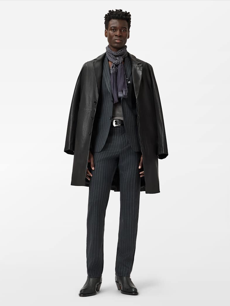 John Varvatos TYLER COAT Leather All Leather Leather Jackets TYLER COAT BLACK