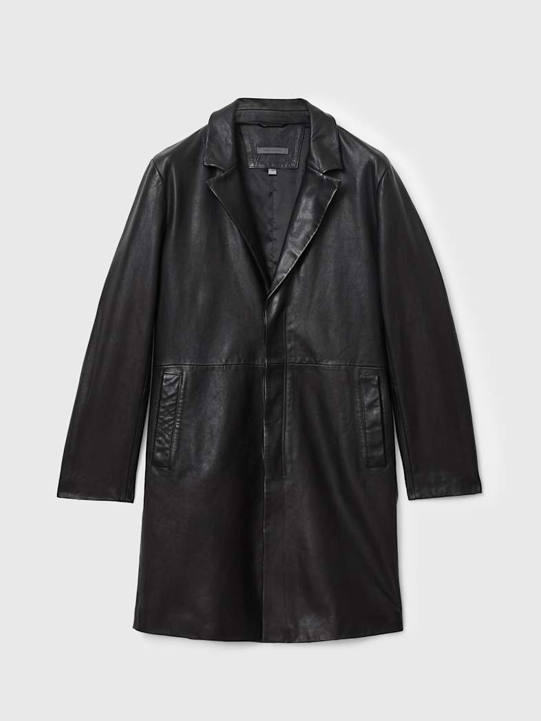 john varvatos TYLER COAT Leather All Leather Leather Jackets TYLER COAT BLACK