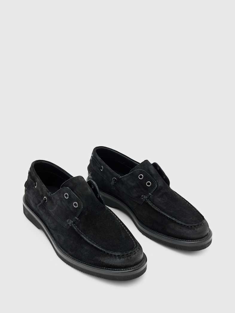 john varvatos VARICK DECK SHOE Shoes All Shoes Dress Shoes & Loafers VARICK DECK SHOE BLACK
