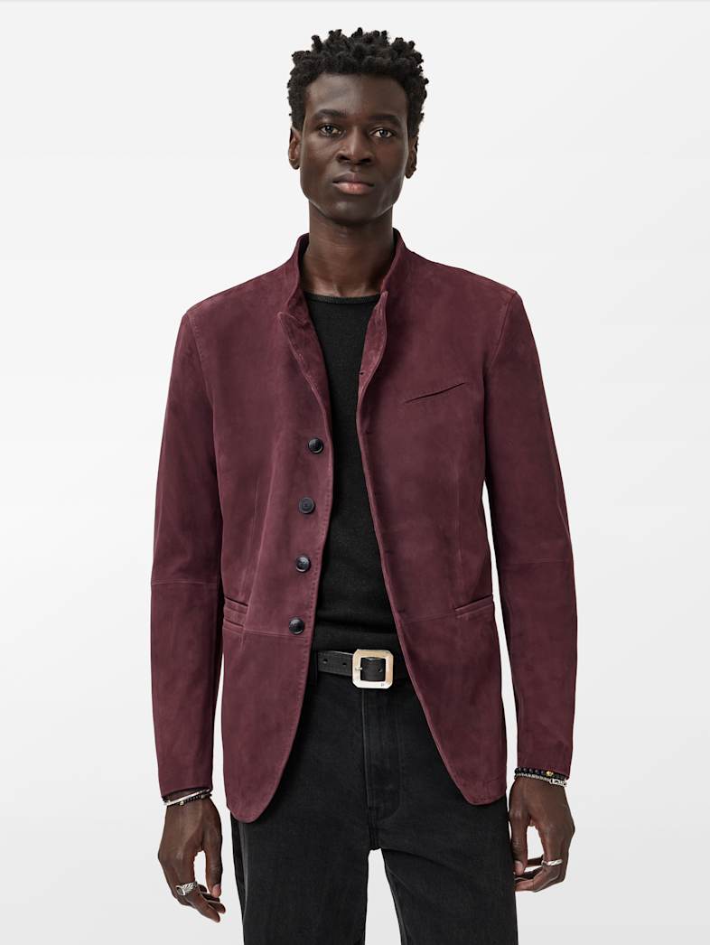 John Varvatos VARICK JACKET Leather All Leather Leather Jackets VARICK JACKET Merlot