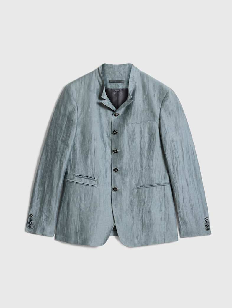 john varvatos VARICK JACKET Outlet Outlet Leather & Outerwear VARICK JACKET CEMENT WHT