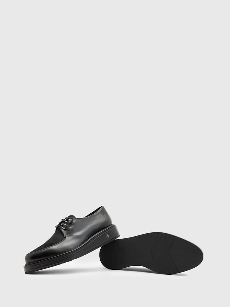 John Varvatos VON CREEPER DERBY Outlet VON CREEPER DERBY BLACK