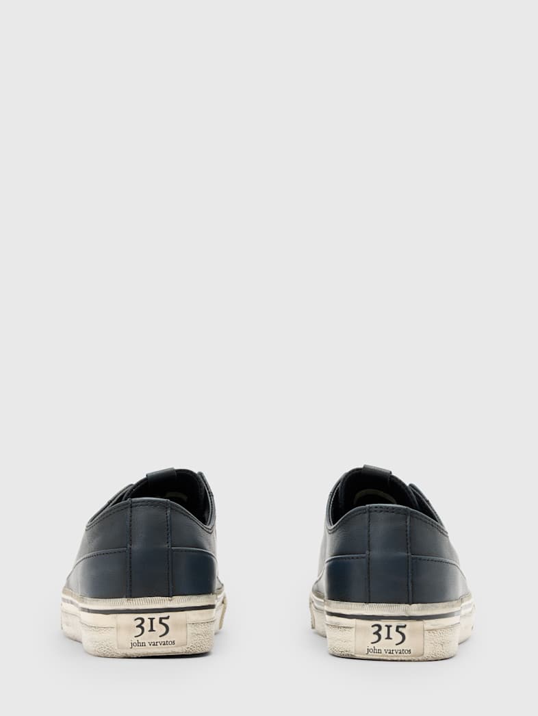 John Varvatos VULC LACELESS LOW TOP Shoes All Shoes Sneakers VULC LACELESS LOW TOP NAVY