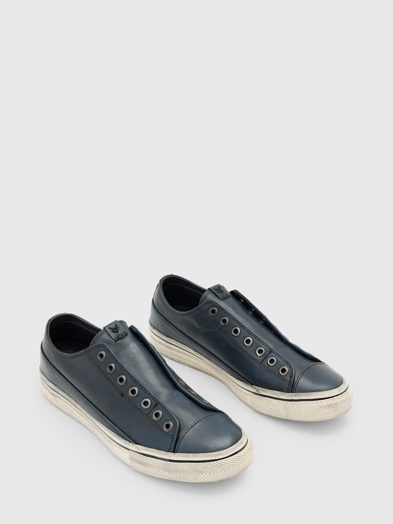 john varvatos VULC LACELESS LOW TOP Shoes All Shoes Sneakers VULC LACELESS LOW TOP NAVY