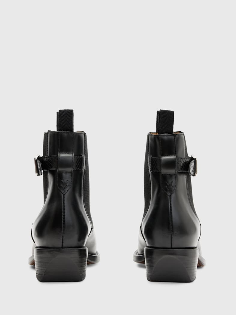 John Varvatos WALKER BUCKLE CHELSEA BOOT Outlet Outlet Shoes & Accessories WALKER BUCKLE CHELSEA BOOT BLACK