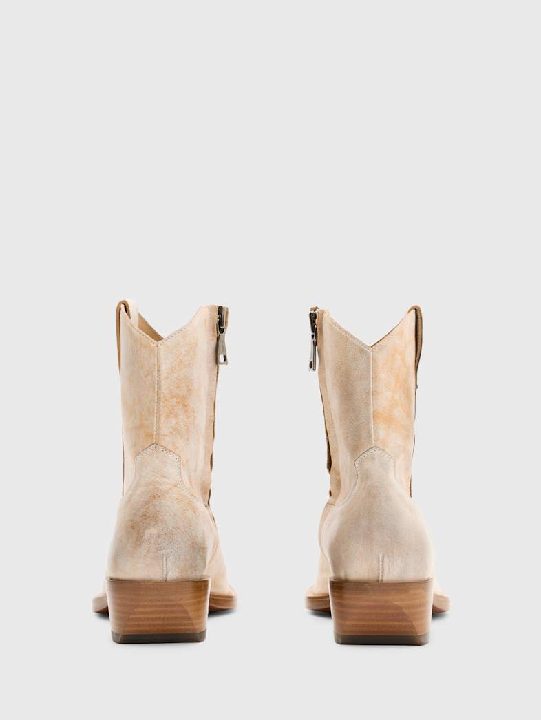 John Varvatos WALKER TIPPED WESTERN BOOT Outlet WALKER TIPPED WESTERN BOOT GREY/TAN