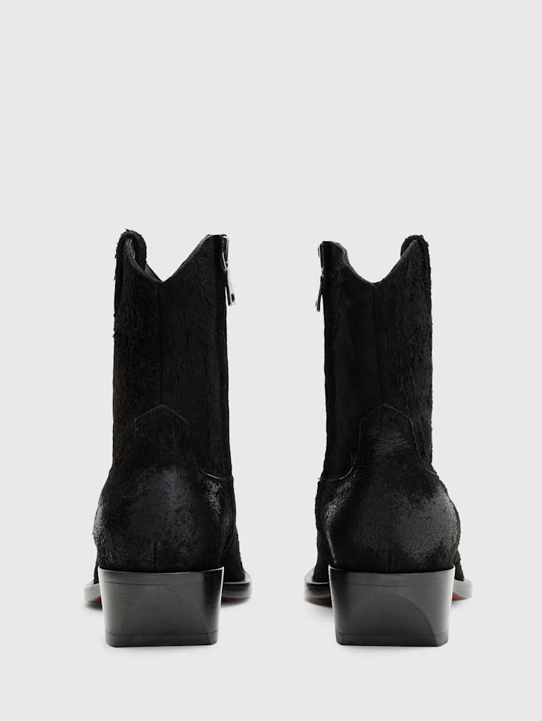 John Varvatos WALKER TIPPED WESTERN BOOT Outlet WALKER TIPPED WESTERN BOOT BLACK