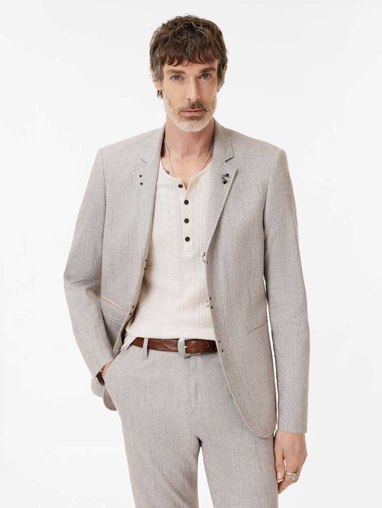 John Varvatos WALLACE JACKET Clothing Featured Suiting WALLACE JACKET CELEDON