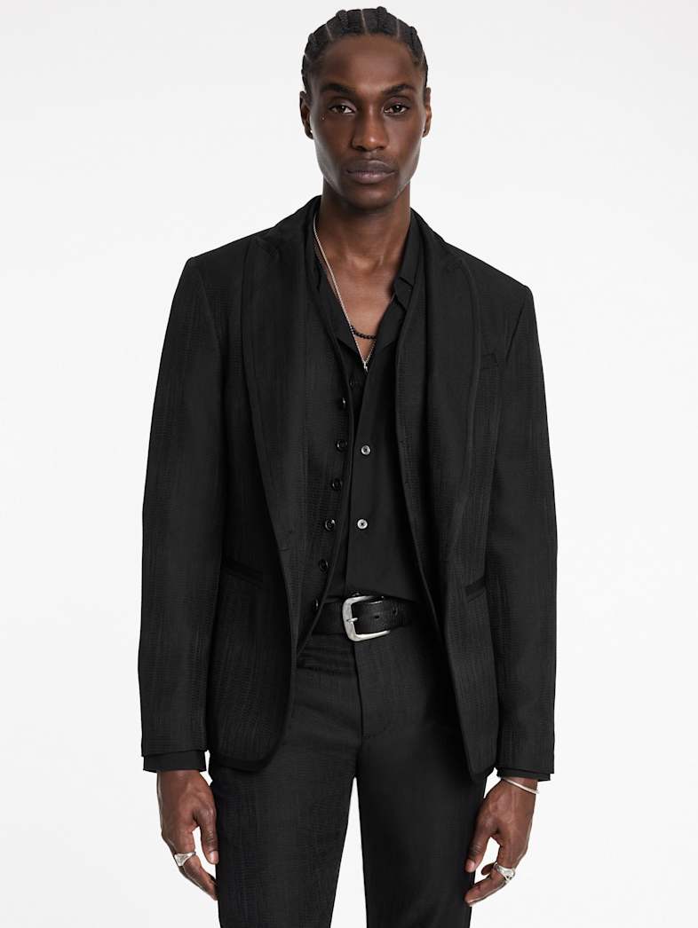 John Varvatos WALLACE JACKET Outlet Outlet Leather & Outerwear WALLACE JACKET BLACK