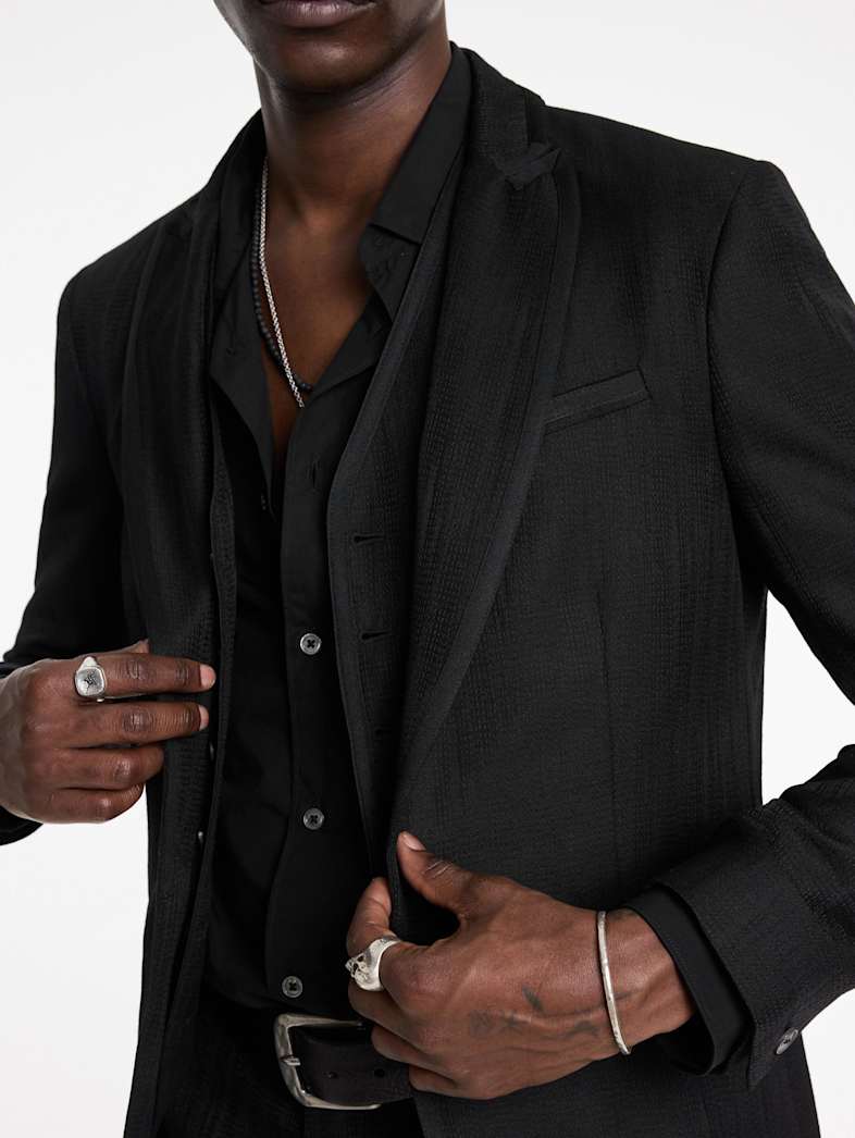 John Varvatos WALLACE JACKET Outlet Outlet Leather & Outerwear WALLACE JACKET BLACK