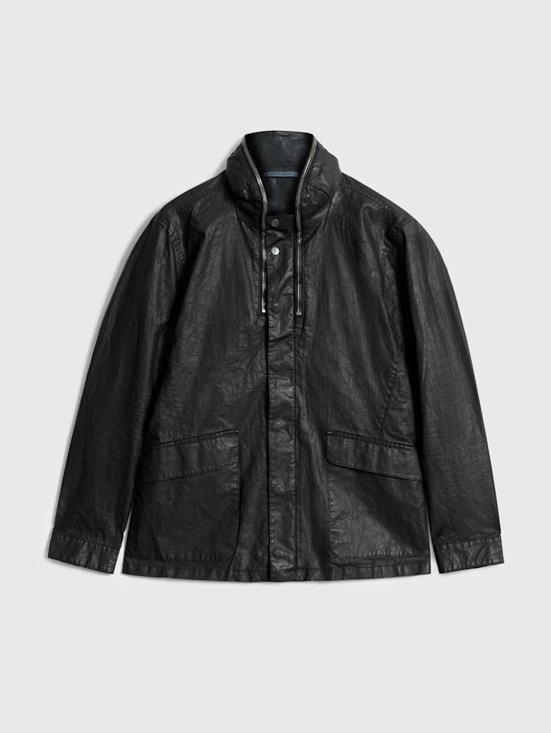john varvatos WOODHAVEN MILITARY JACKET Outlet Outlet Leather & Outerwear WOODHAVEN MILITARY JACKET BLACK