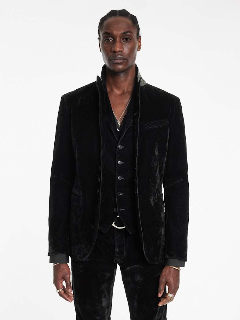 John Varvatos WOODWARD JACKET Clothing Featured JV ESSENTIALS WOODWARD JACKET BLACK