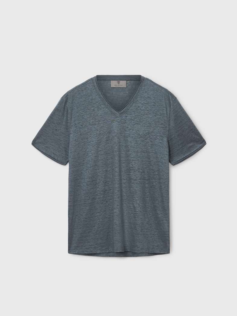 john varvatos WOOSTER V-NECK Clothing Tops T Shirts WOOSTER V NECK SILVER