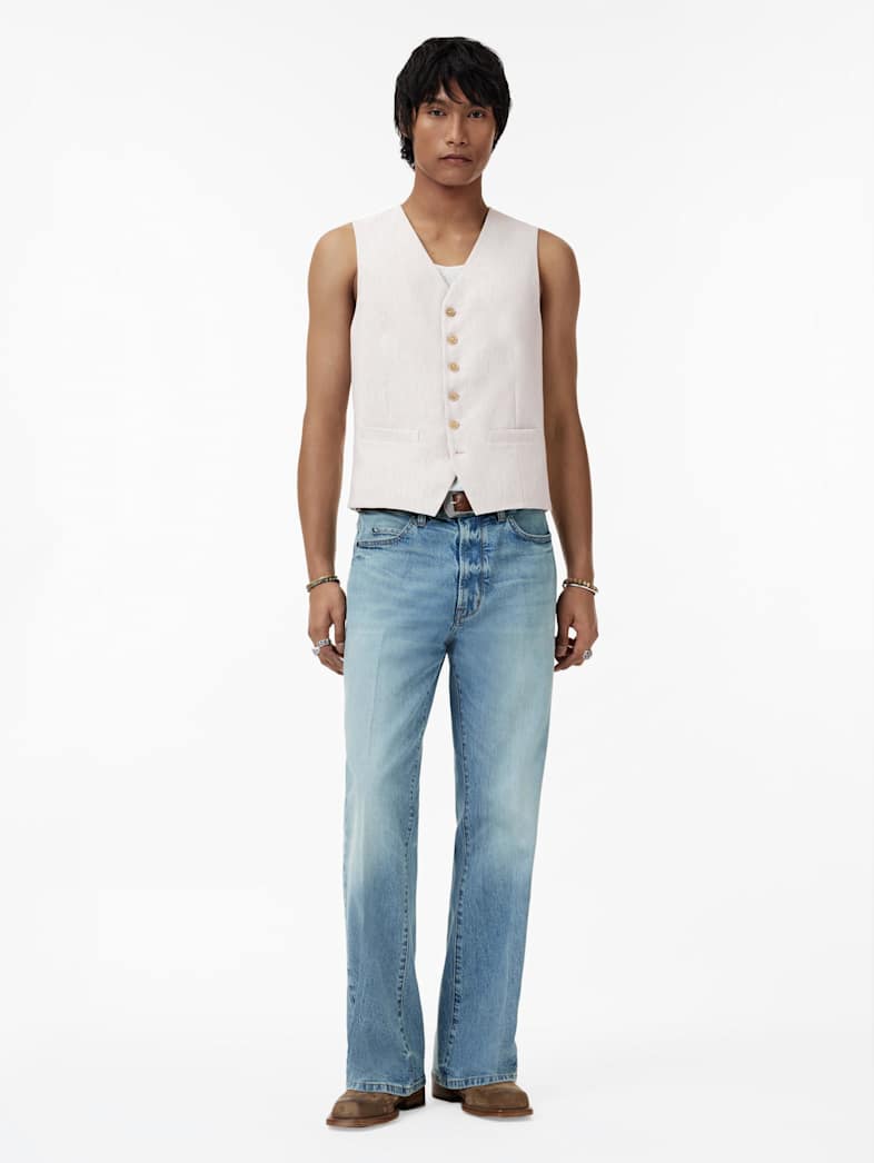 John Varvatos WOOSTER VEST Clothing Featured Suiting WOOSTER VEST MUSHROOM