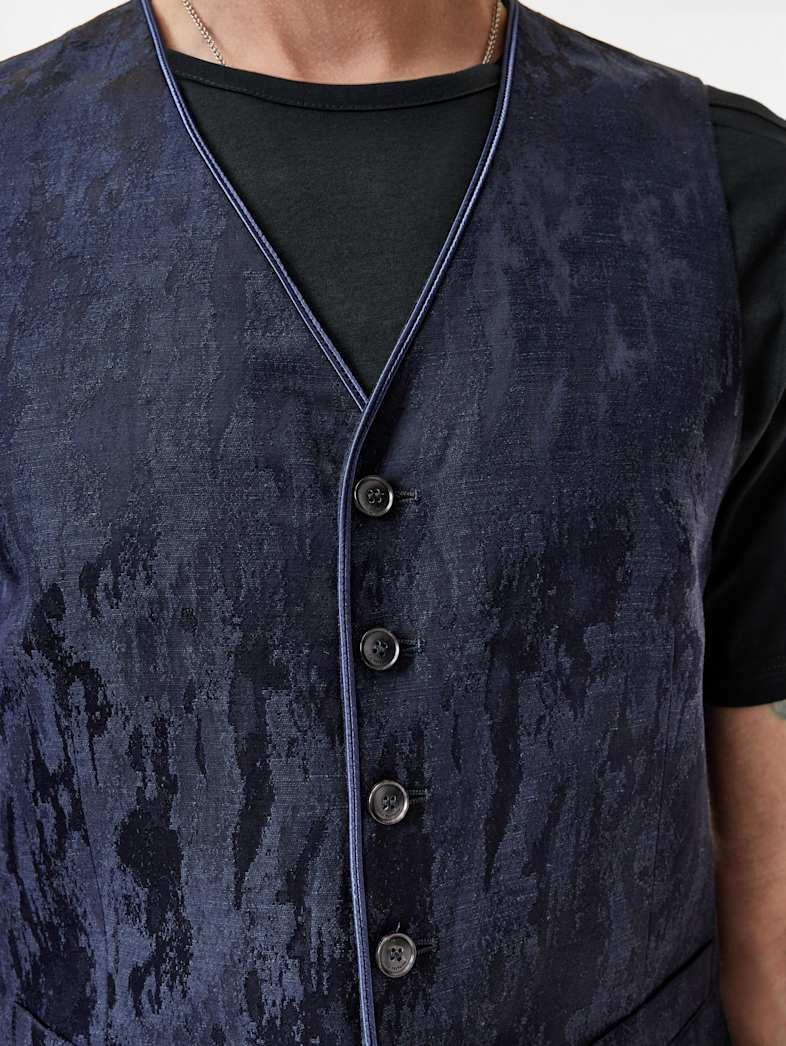 John Varvatos WOOSTER VEST Clothing Featured Suiting WOOSTER VEST NIGHT SHADOW