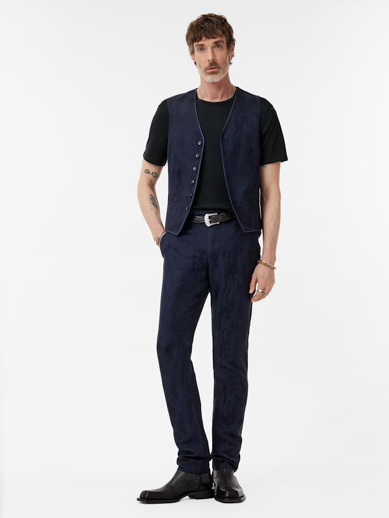 John Varvatos WOOSTER VEST Clothing Featured Suiting WOOSTER VEST NIGHT SHADOW