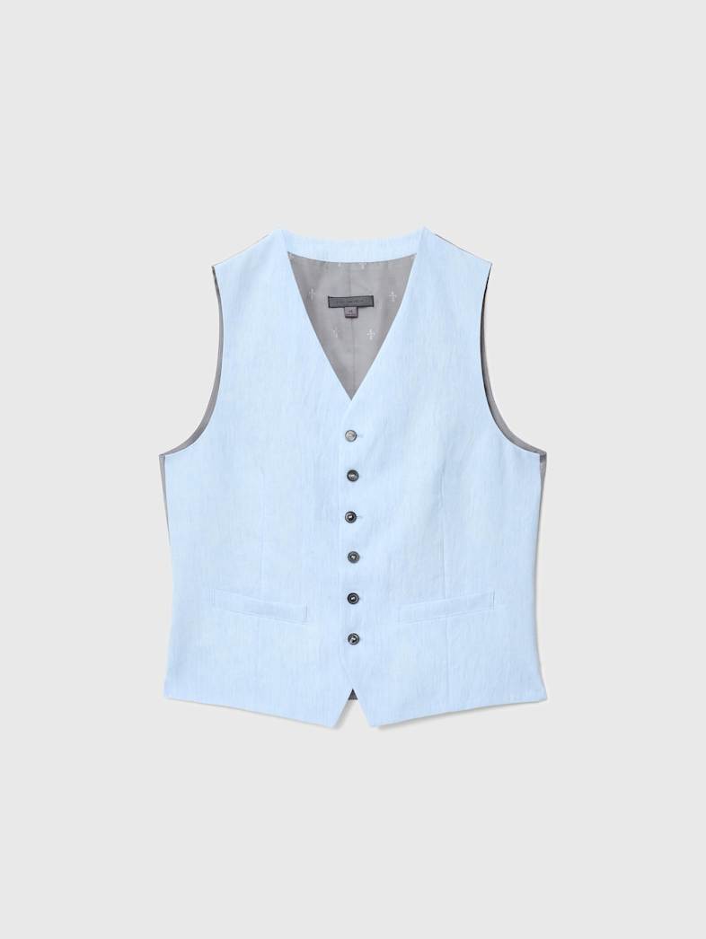 john varvatos WOOSTER VEST Clothing Featured Suiting WOOSTER VEST EMPIRE BLUE