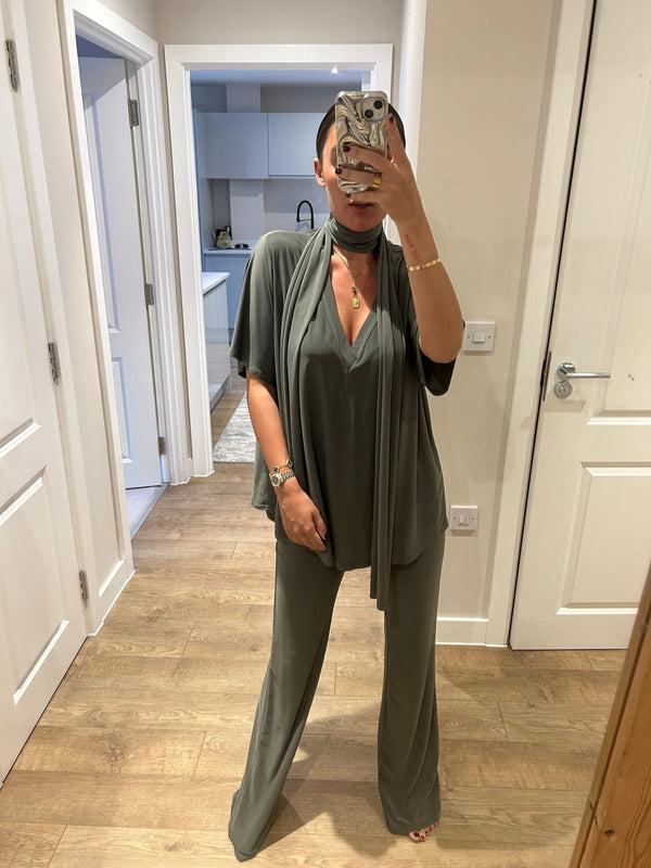 john varvatos Khaki Oversized T-Shirt Loungewear