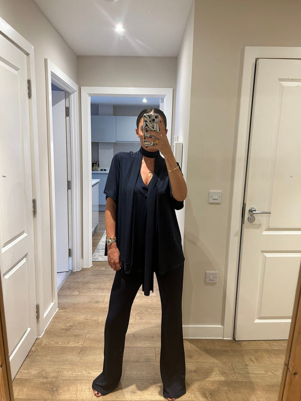 john varvatos Navy Oversized T-Shirt Loungewear