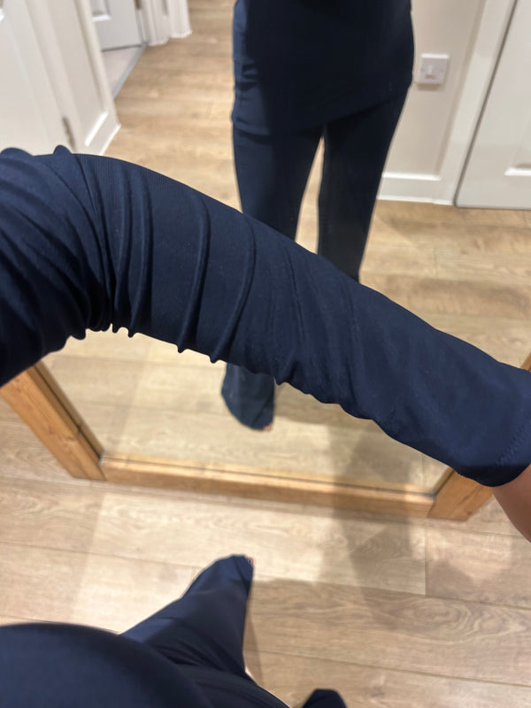 John Varvatos Navy Zara Long Sleeve Lounge Wear