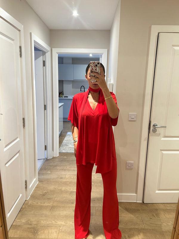 john varvatos Red Oversized T-Shirt Loungewear