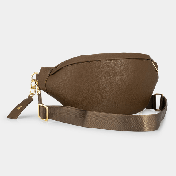 Johnny Loves Rosie Hampstead Luxe Leather Sling Bag - Chocolate Brown