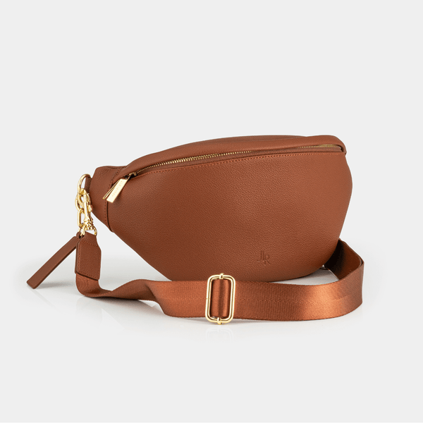 Johnny Loves Rosie Hampstead Luxe Leather Sling Bag -Tan