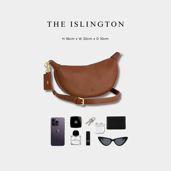 Johnny Loves Rosie Islington Sling Bag Luxe Leather - Ecru