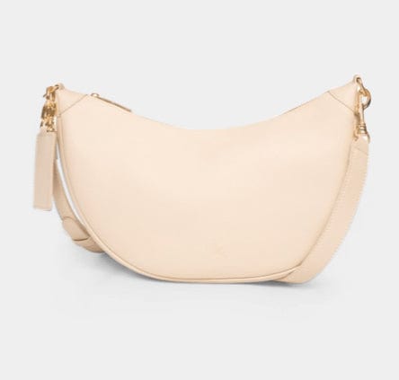 johnny loves rosie Islington Sling bag luxe leather - Ecru