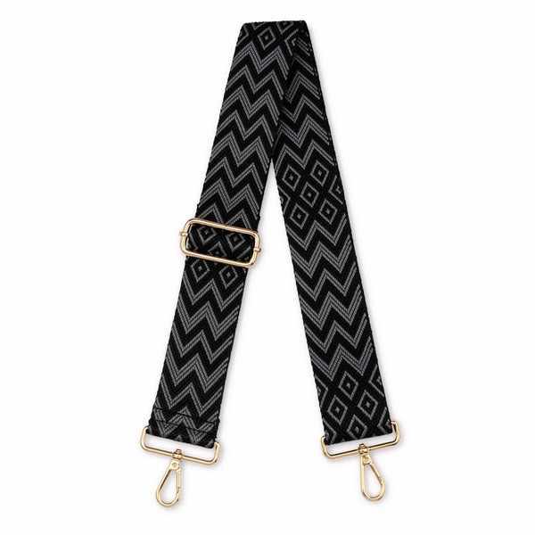 johnny loves rosie Black Asher Abstract Strap