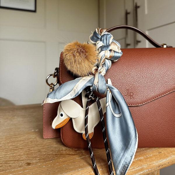 Johnny Loves Rosie Dachshund Dog Charm - Grey