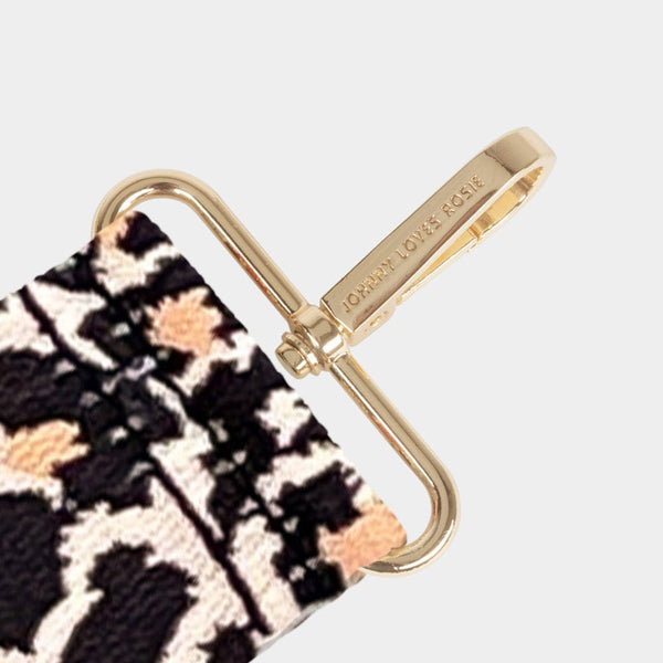 Johnny Loves Rosie Ecru Quinn Leopard Strap
